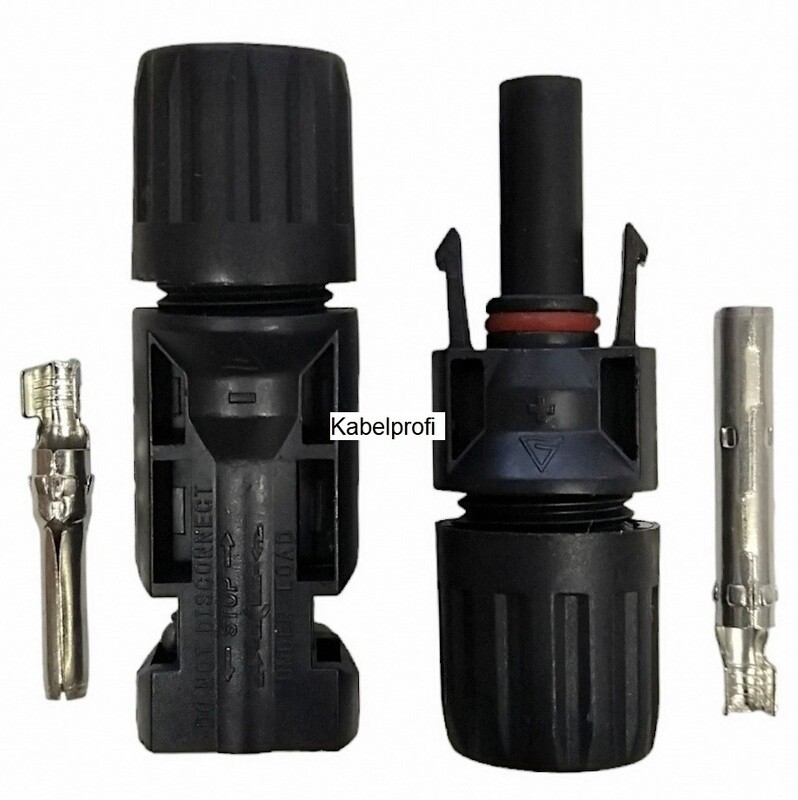 Solarstecker Paarweise Tüv MC4 IP67 für Solarkabel 4-6mm2