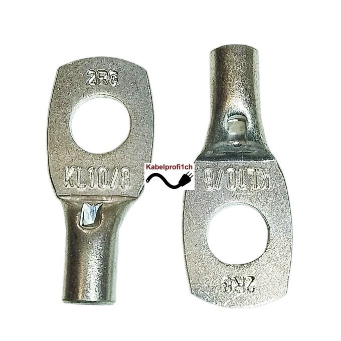 Rohrkabelschuh 10mm2 M8 stabil Klauke pro Stück
