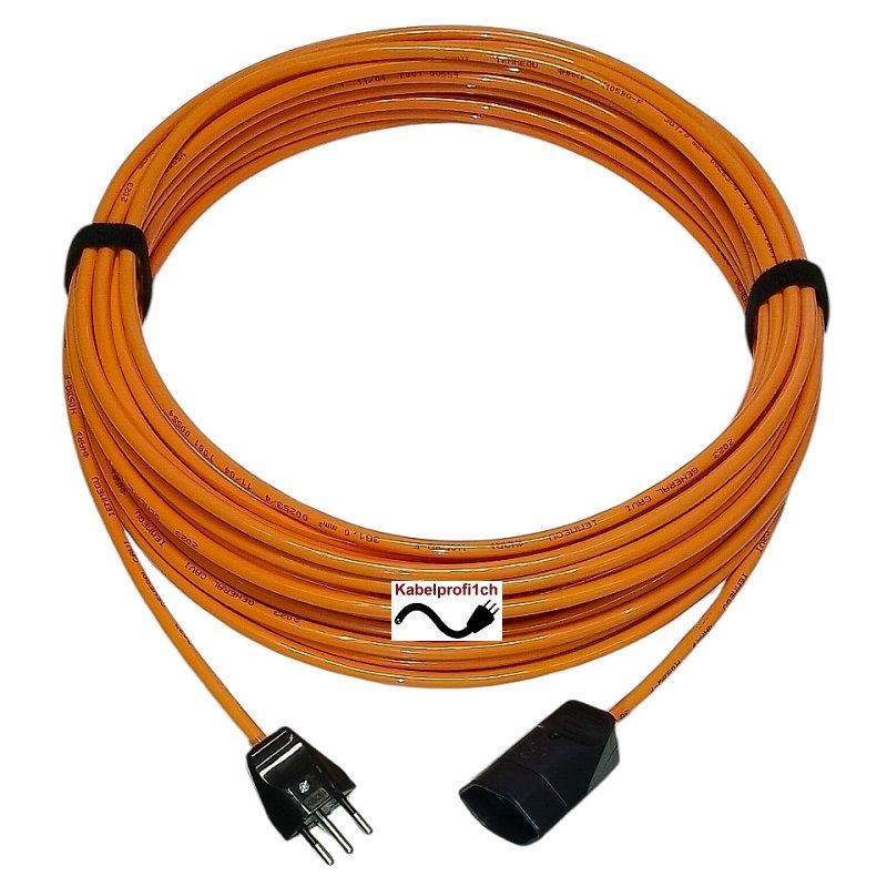 Verlängerungskabel T12 - T13 Hochflexibel Purkabel IP20 für Innen Scheuerbeständig