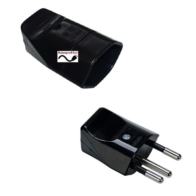 Stecker T12 und Kupplung T13 IP20 Set für Innenanwendung