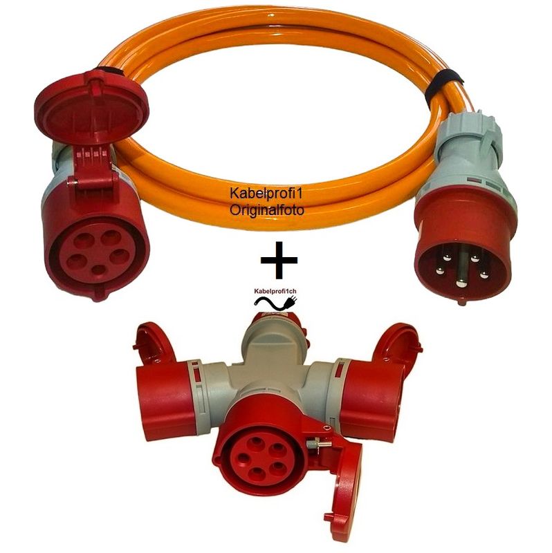 Baustromkabel Pur CEE16-5 inkl. W-Verteiler ab 69.90.-