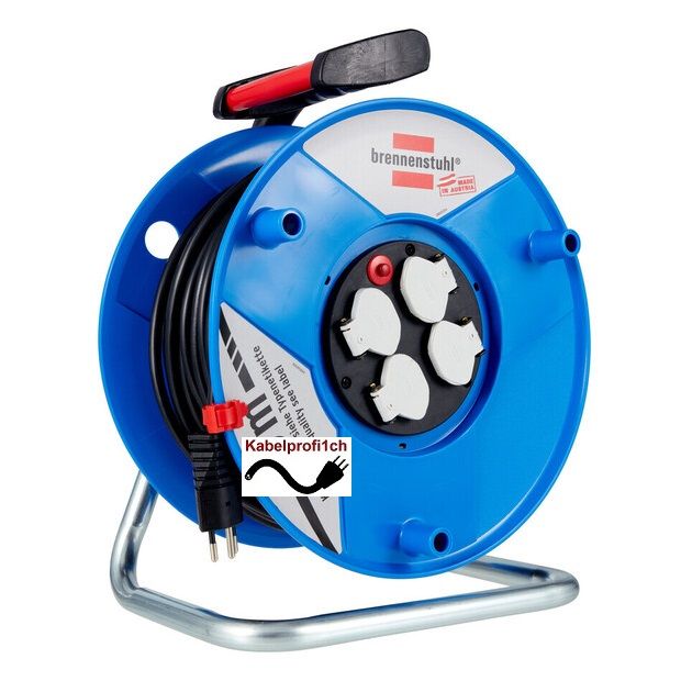 PVC Kabelrolle T12 ideal für Haus und Hobby IP20 diverse Längen Innen oder im Trockenen