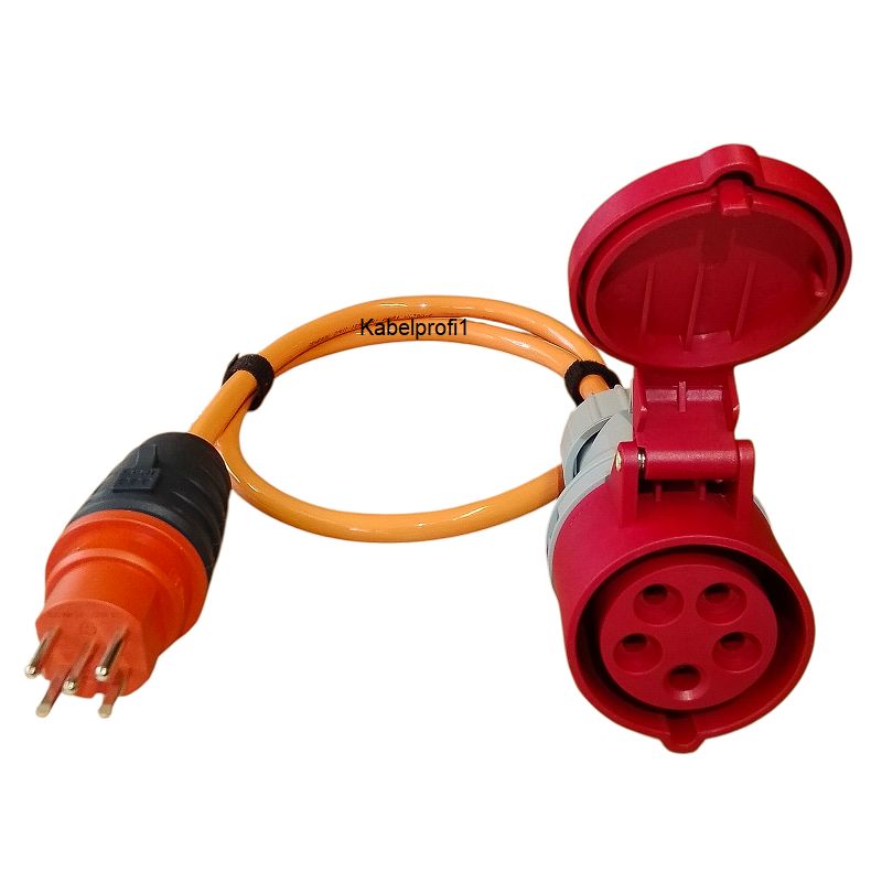 Stromadapter T15 auf CEE16-5 Purkabel gesichert max. 5,5kW ab 65.90.-