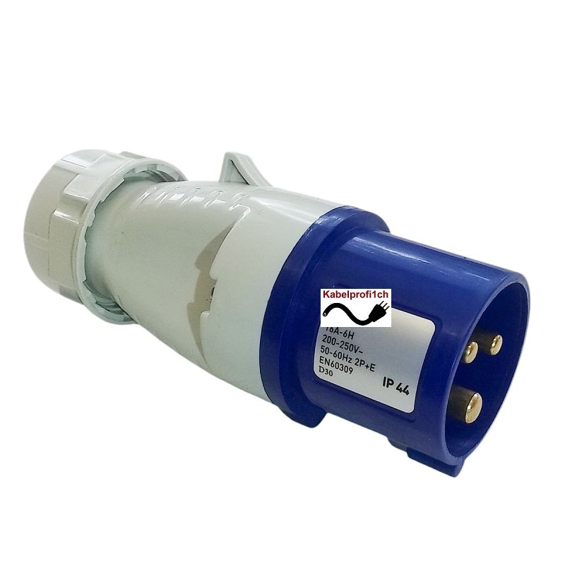 Stecker CEE16-3 IP44 Camping
