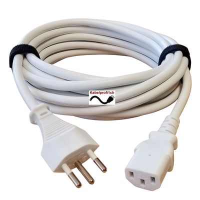 Geräteanschlusskabel 5Meter T12 auf C13 3x1,5mm2 IP20