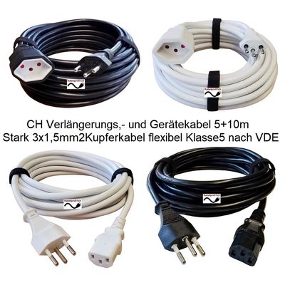 Kabel Stecker + Kupplungen angespritzt für Innenanwendung