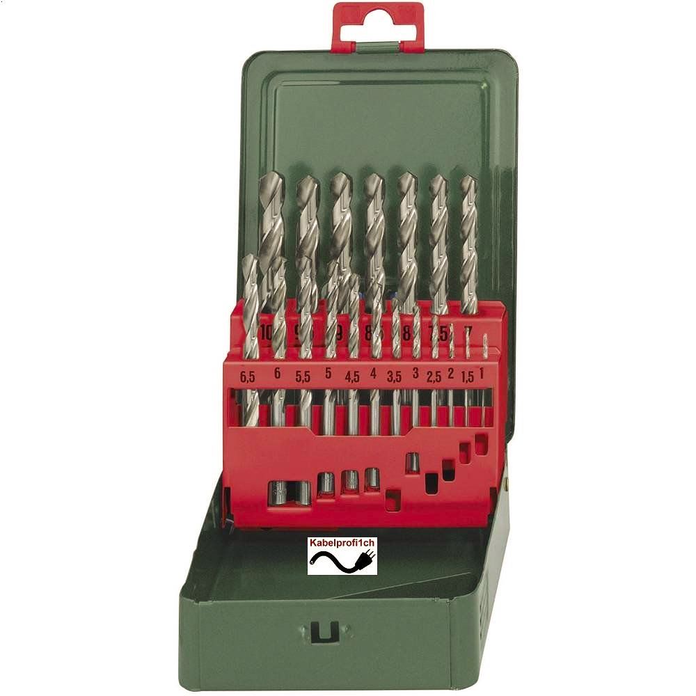 Metabo HSS Metallbohrerset 19-teilig 1-10mm