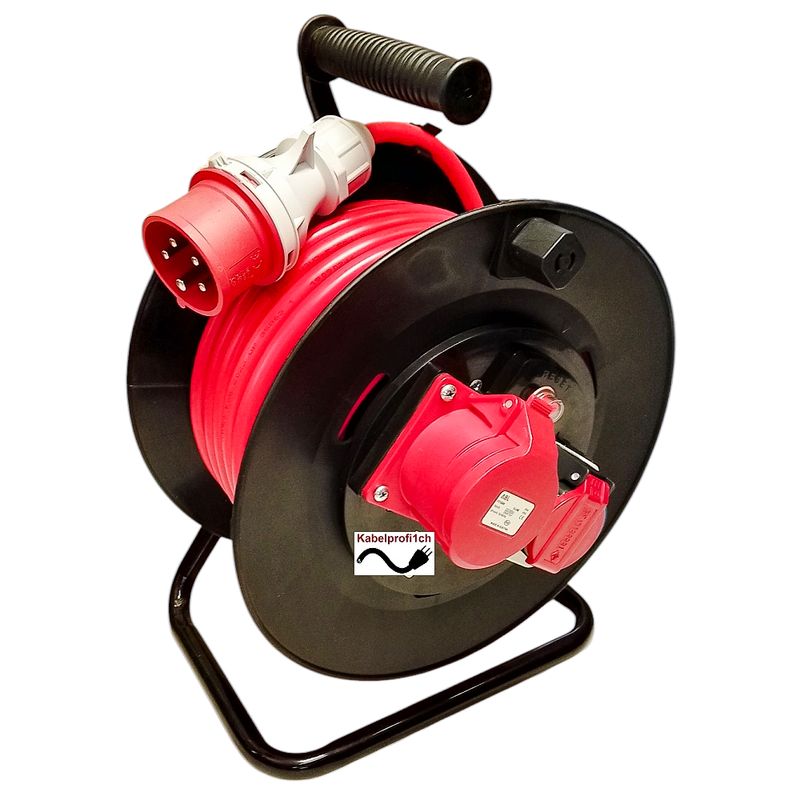 Kabelrolle 25Meter CEE16-5 IP44/T25 IP55 mit 5x1.5mm2 Bauflex nur 119.90.-