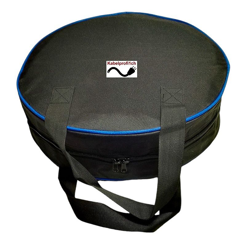Kabeltasche stabil 40x11cm aus Polyester mit Gummifütterung, Spritzwasserdicht