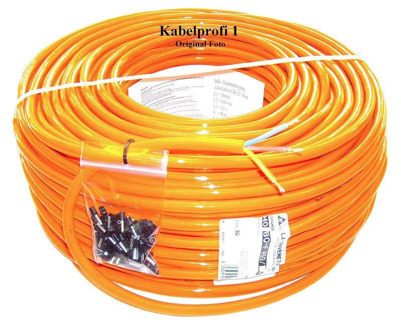 Pur Kabel 3x1,5mm2 Baustromkabel 100m H07BQ-F inkl. 100EH nur 189.90