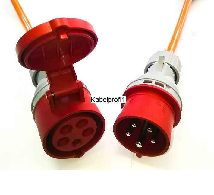 Verlängerungskabel CEE 16-5 16A IP44 Purkabel 5x2,5mm2 bis 11kW ab 49.90