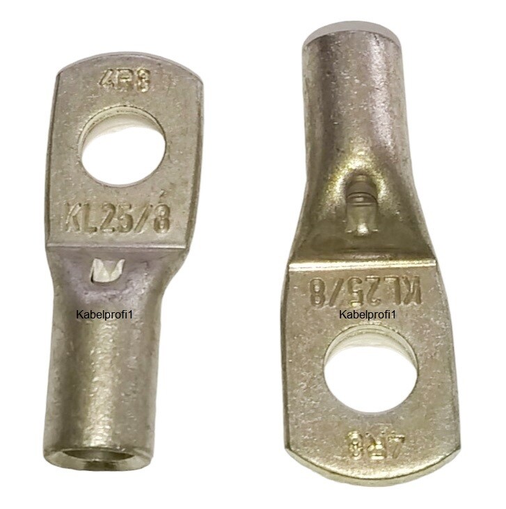 Rohrkabelschuh 25mm2 M8 stabil Klauke pro Stück