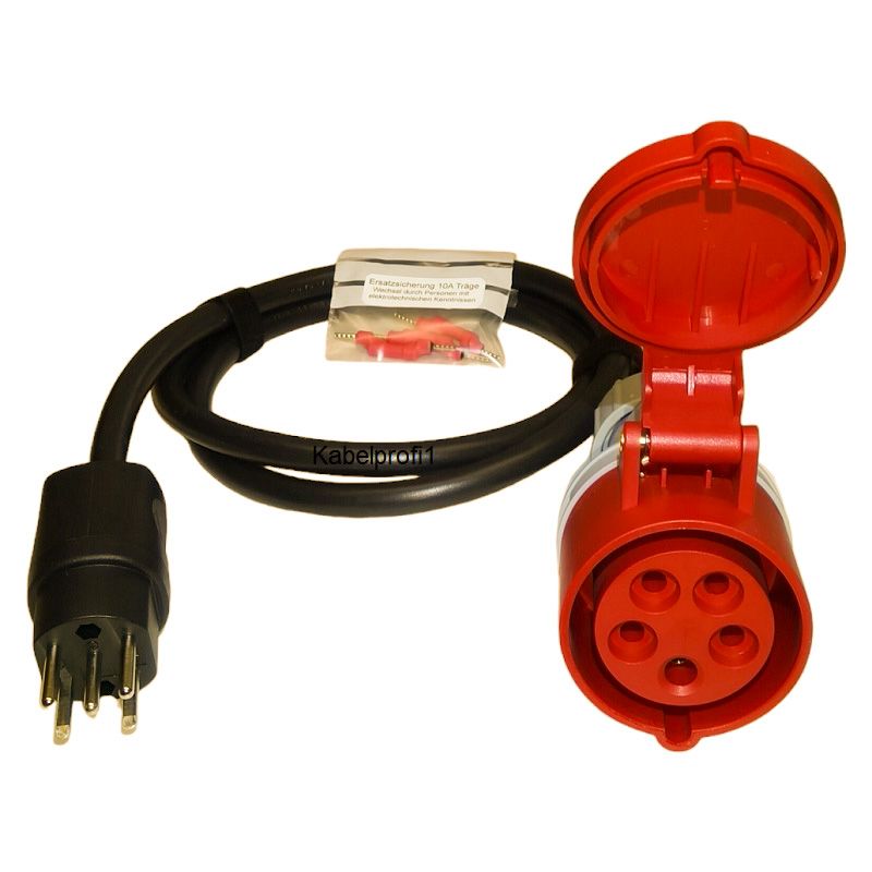 Adapter T15 auf CEE16-5 PVC gesichert max. 5,5kW ab 68.90