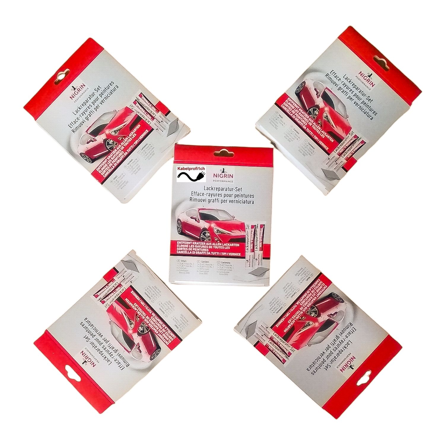 5x Nigrin Lack Reparaturset