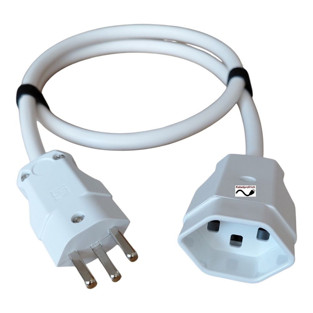 T23 Verlängerungskabel bis 3,7kW PVC weiss für Innenanwendung IP20 ab 32.90