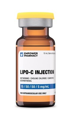 Lipo-C IM INJECTION (Methionine/ Choline Chloride / L-Carnitine / Dexpanthenol 15/50/50/5 mg/mL vial with E-Visit EMPOWER PHARMACY