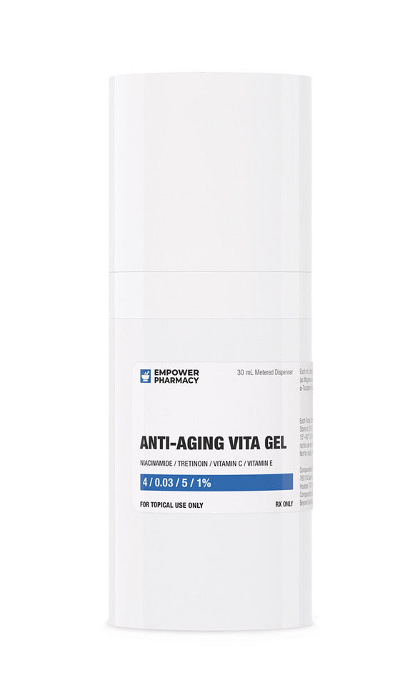 AntiAging Vita Gel (Niacinamide / Tretinoin / Vitamin C / Vitamin E 4/0.03/5/1) 30 mL Pump