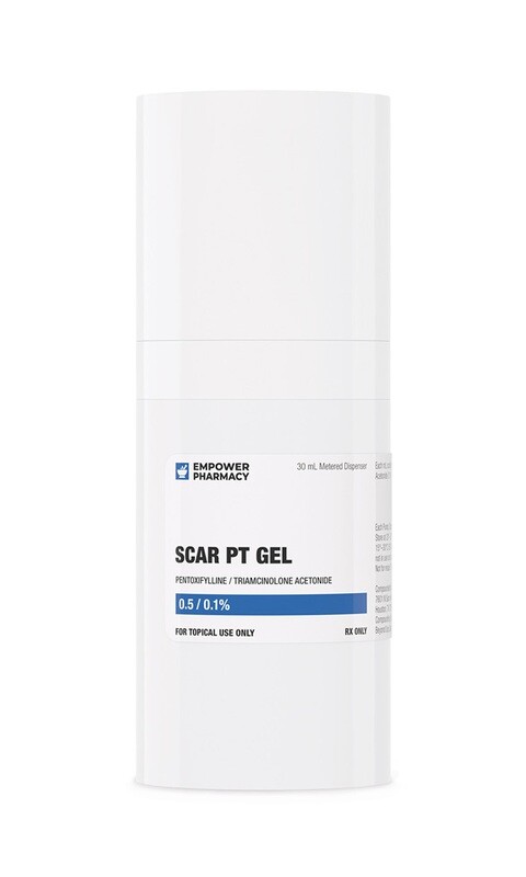 Scar PT Gel (Pentoxifylline / Triamcinolone Acetonide 0.5/0.1%) 30 mL Pump with Service Fee  EMPOWER PHARMACY