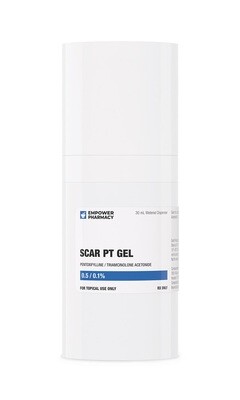 Scar PT Gel (Pentoxifylline / Triamcinolone Acetonide 0.5/0.1%) 30 mL Pump with Service Fee  EMPOWER PHARMACY