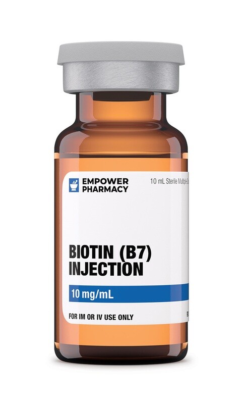 Biotin (Vitamin B7) 10mg/ml 10ml Vial IM Injection with Service Fee EMPOWER PHARMACY