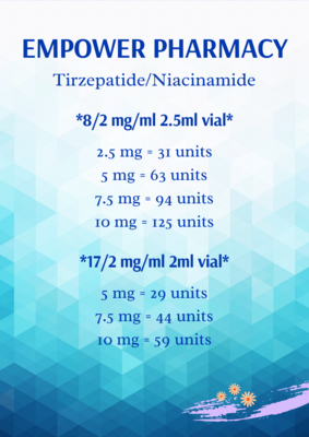 Tirzepatide/Niacinamide SC Injection with E-Visit EMPOWER PHARMACY