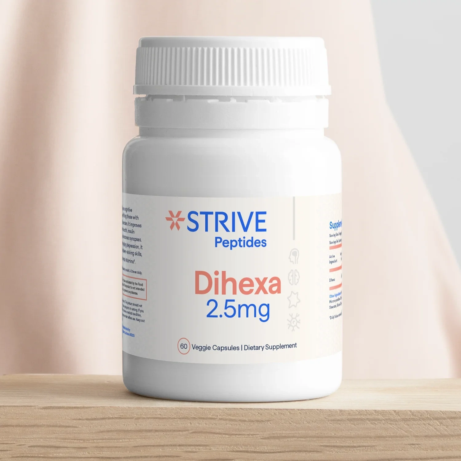 STRIVE Peptides OTC Dihexa | Cognition 2.5mg #60 Capsules