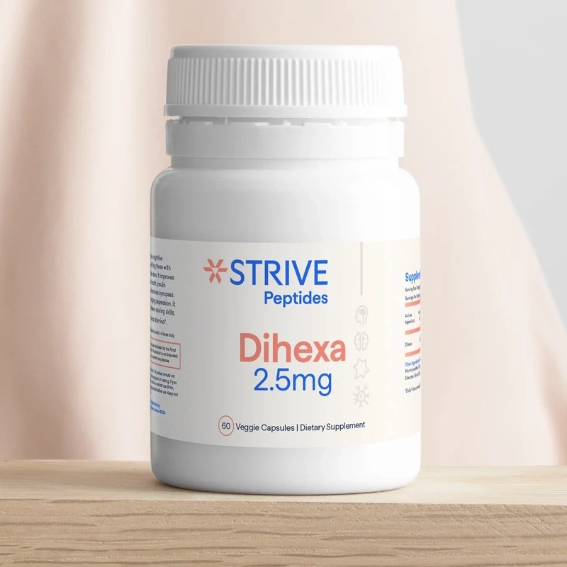 STRIVE Peptides OTC Dihexa | Cognition 2.5mg #60 Capsules