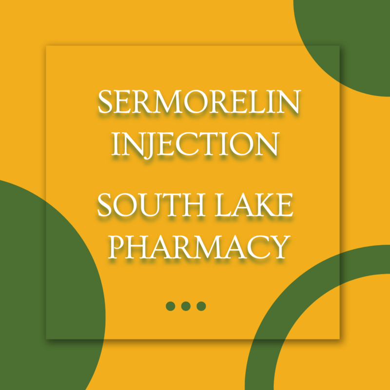 Sermorelin 15mg LYO vial (SC INJECTION) with Service Fee  SOUTH LAKE PHARMACY