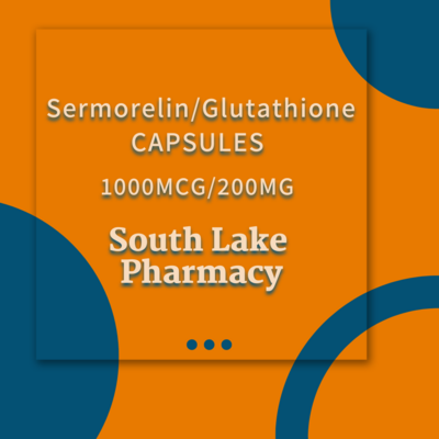 Sermorelin/Glutathione 1000mcg/200mg Capsules with Service Fee SOUTH LAKE PHARMACY