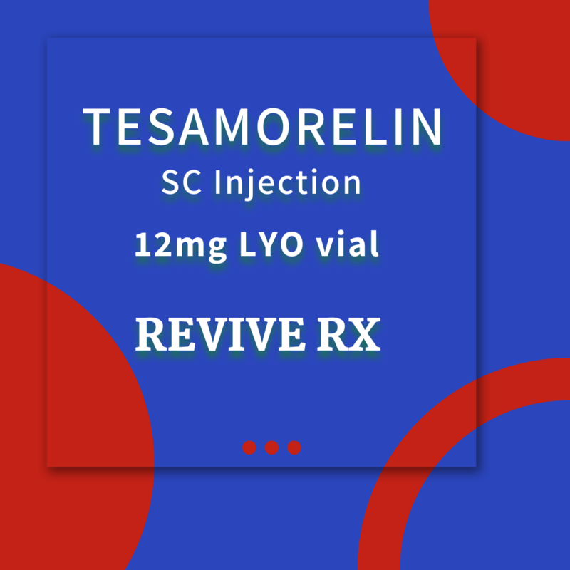 Tesamorelin 12mg LYO vial SC INJECTION with Service Fee  REVIVE RX