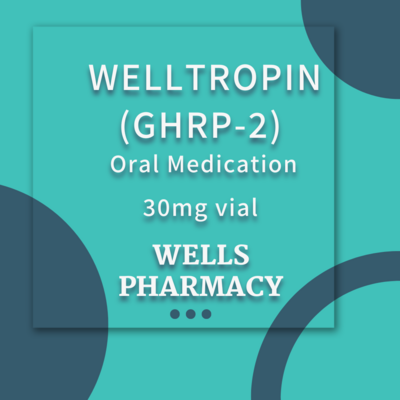Welltropin (GHRP-2) 2mg/ml 15ml vial ORAL DROPPER with E-visit WELLS PHARMACY