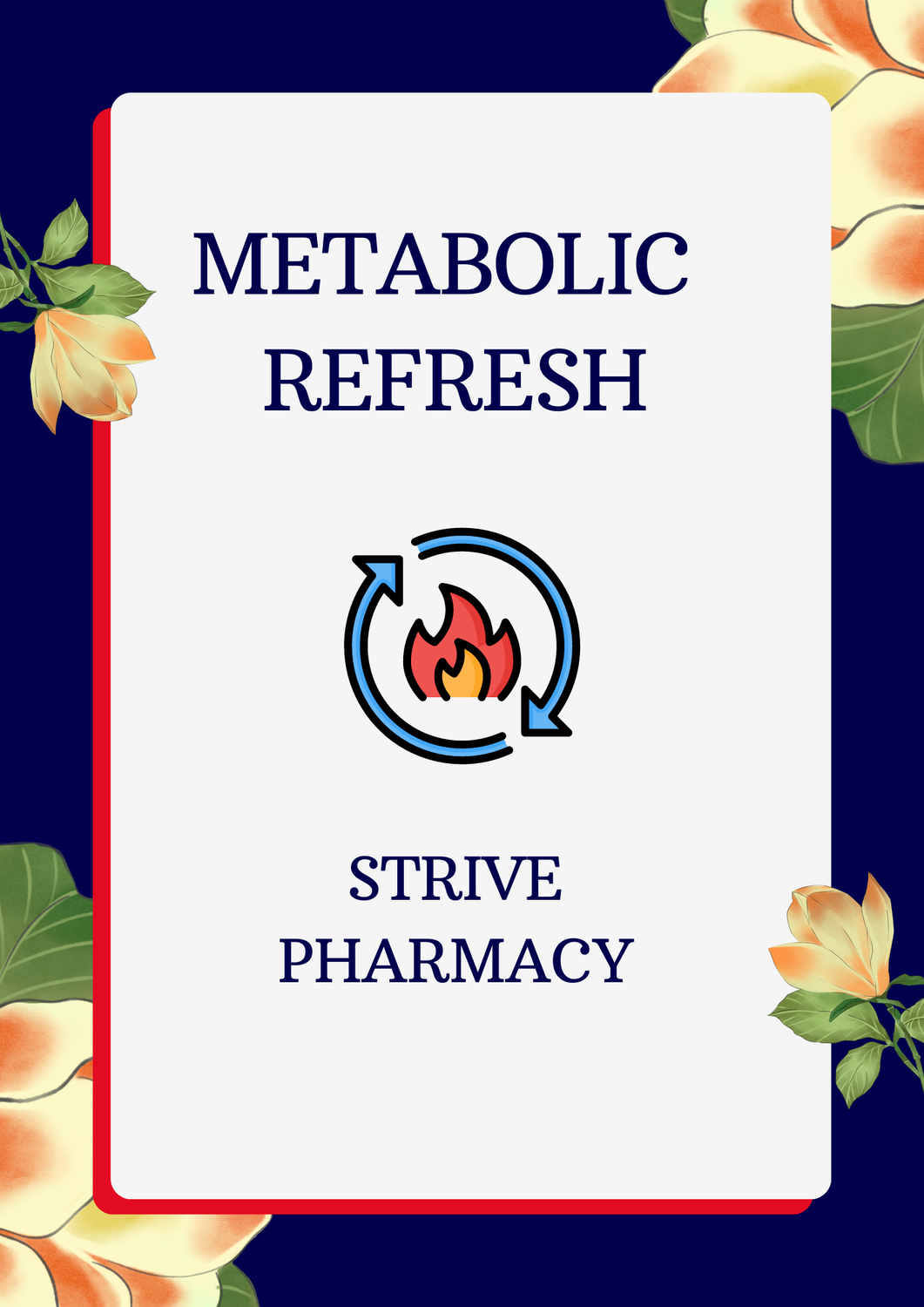 METABOLIC REFRESH (Magnesium Glycinate/Chromium Picolinate/ALA) #180 Capsules with E-Visit STRIVE PHARMACY