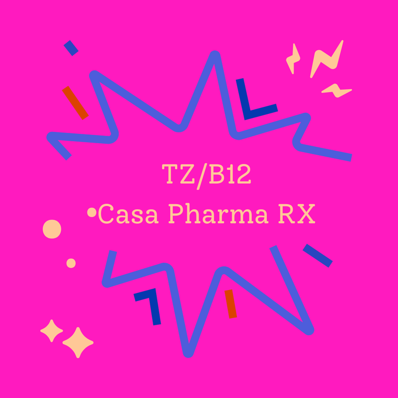 TZ/B12 (cyano) 4-Week Supply with Service Fee  CASA PHARMA RX