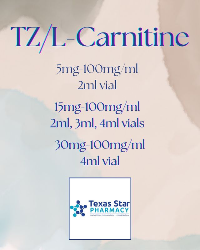 TZ/L-Carnitine INJECTION with E-Visit TEXAS STAR PHARMACY