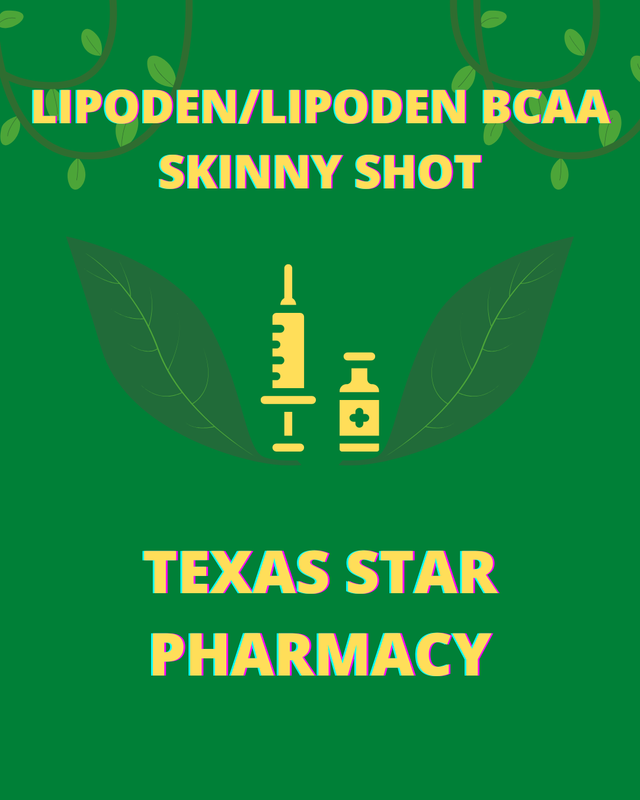 Lipoden Skinny Shot IM INJECTION with E-visit TEXAS STAR PHARMACY