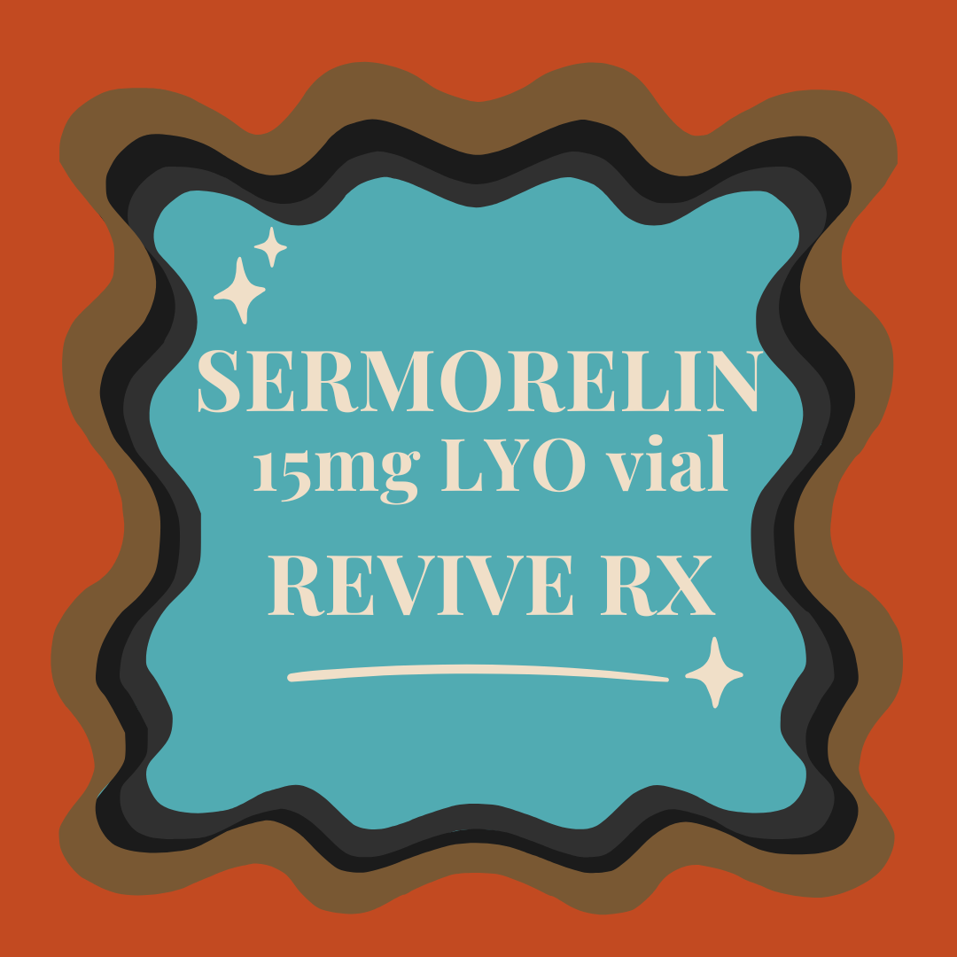 Sermorelin 15mg LYO vial (SC INJECTION) with Service Fee  REVIVE RX PHARMACY
