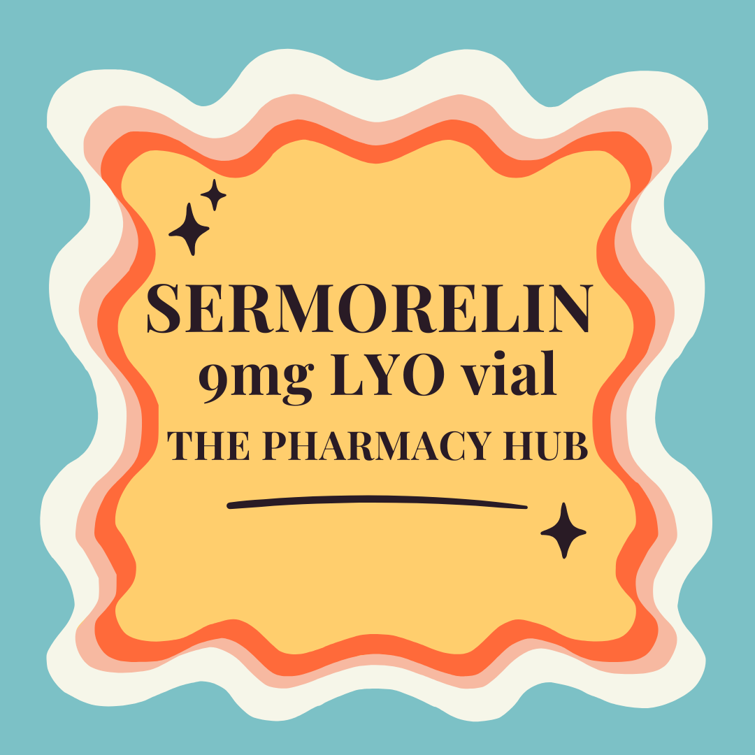 Sermorelin 9mg LYO vial (SC INJECTION) with Service Fee  OLYMPIA PHARMACY/THE PHARMACY HUB