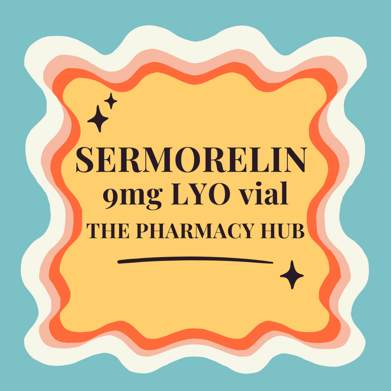 Sermorelin 9mg LYO vial (SC INJECTION) with Service Fee  OLYMPIA PHARMACY/THE PHARMACY HUB
