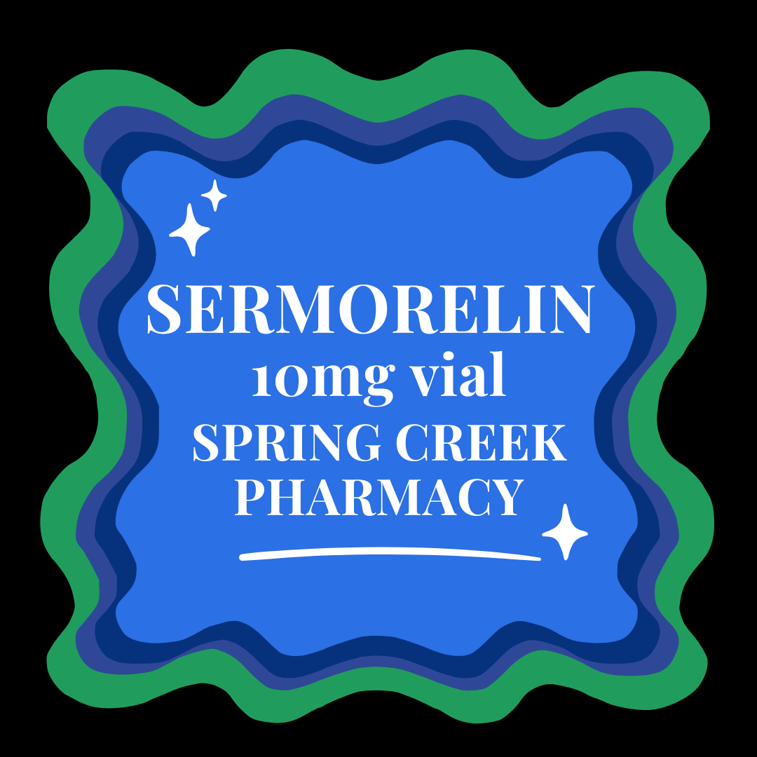 Sermorelin 10mg vial (SC INJECTION) with Service Fee  SPRING CREEK PHARMACY