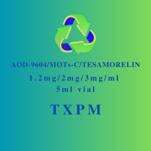 AOD-9604/MOTs-C/TESAMORELIN 1.2mg/2mg/3mg/ml  5ml VIAL (SC INJECTION) with E-Visit TXPM