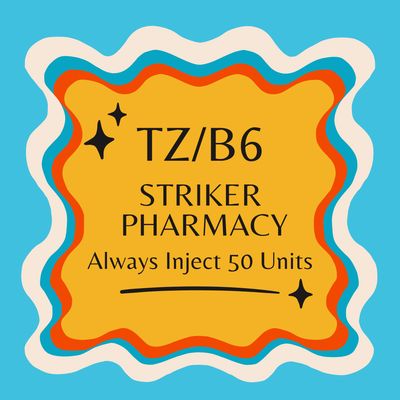 TZ/B6 4-Week Supply with Service Fee STRIKER PHARMACY