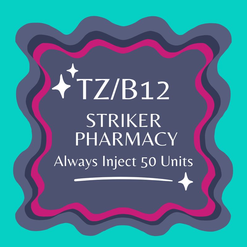 TZ/B12 (cyano) 4-Week Supply with Service Fee STRIKER PHARMACY