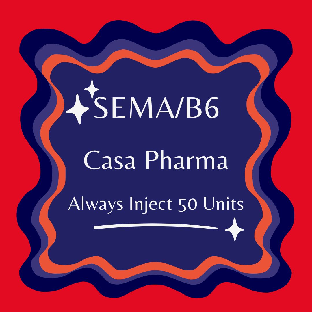 Sema/B6 4-Week Supply with Service Fee CASA PHARMA RX