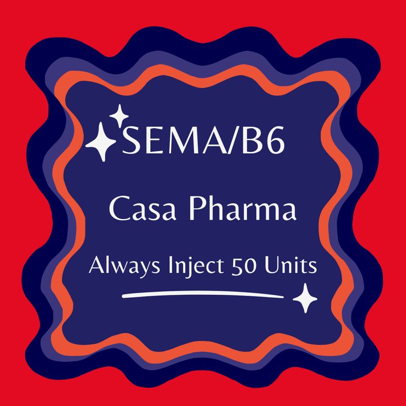 Sema/B6 4-Week Supply with Service Fee CASA PHARMA RX