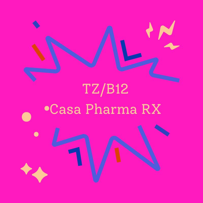 TZ/B12 (cyano) 4-Week Supply with Service Fee  CASA PHARMA RX