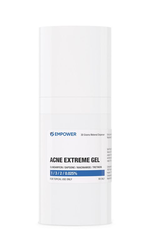Acne Extreme Gel (Clindamycin/Dapsone/Niacinamide/ Tretinoin 1/3/2/0.025%) 30g Pump with Service Fee EMPOWER PHARMACY