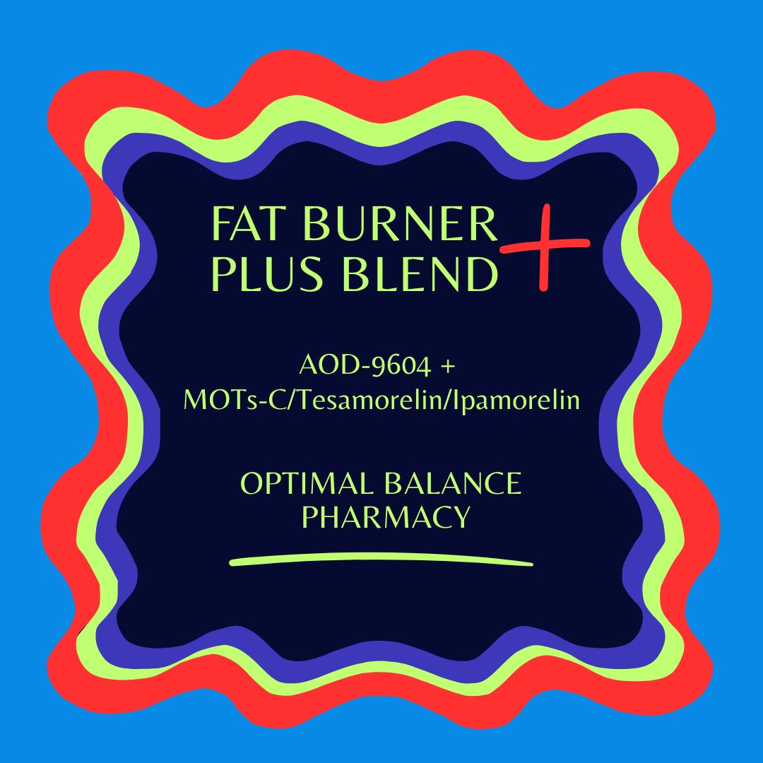 A O D-9604 PLUS MOTs-C/Tesamorelin/Ipamorelin FAT BURNER PLUS BLEND with Service Fee OPT BAL PHARM