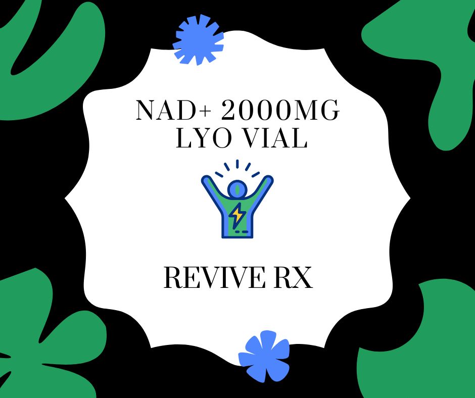 NAD+ 2000mg LYO VIAL SC INJECTION with E-Visit REVIVE RX