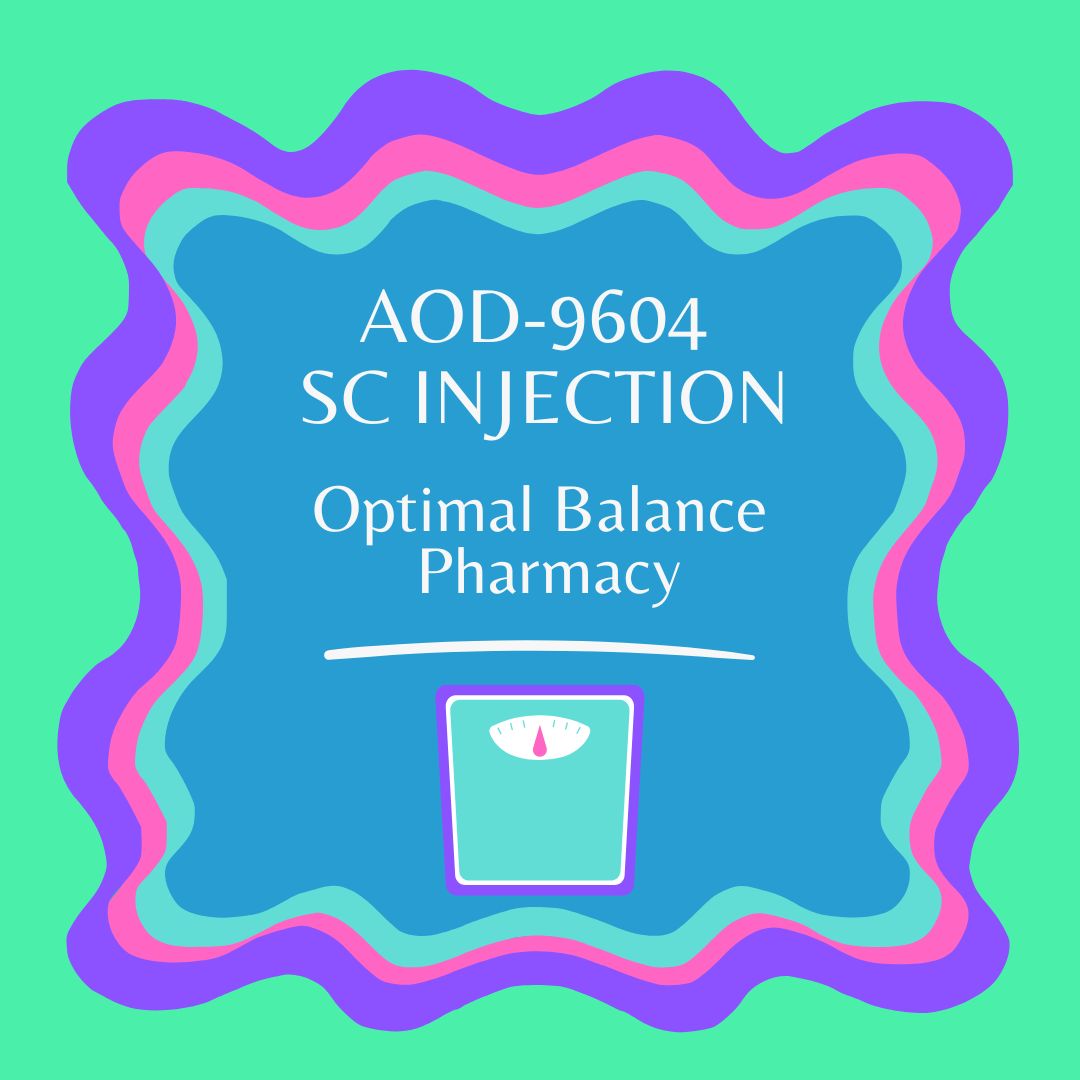 AOD-9604 1.2mg/ml  5ml VIAL (SC INJECTION) with Service Fee OPT BAL PHARM