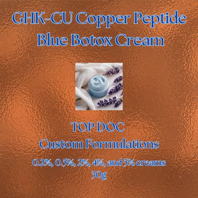 BLUE BOTOX CREAM: GHK-Cu Copper Peptide Cream Service Fee THE PHARMACY HUB